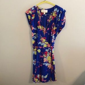 Yumi Kim Blue floral mini dress size Md